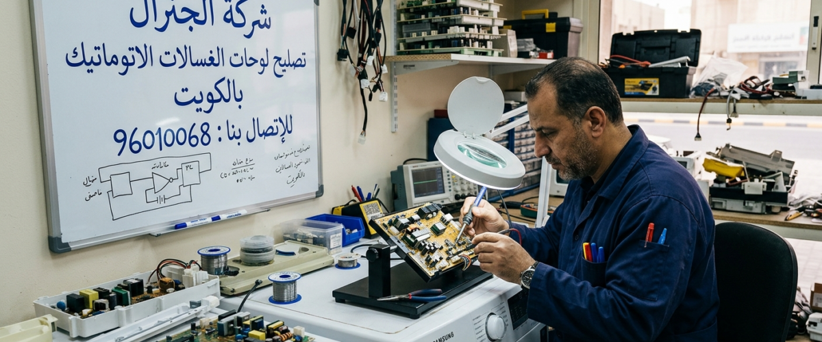 تصليح لوحات الغسالات الاتوماتيك بالكويت