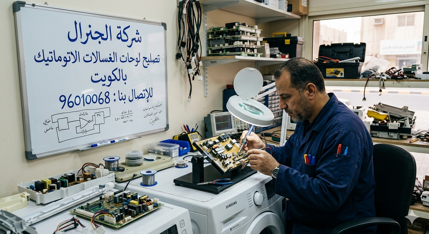 تصليح لوحات الغسالات الاتوماتيك بالكويت