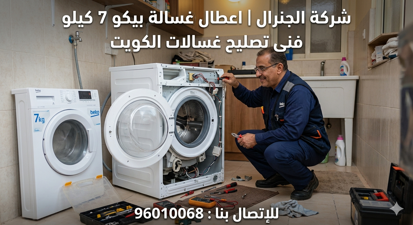 اعطال غسالة بيكو 7 كيلو فنى تصليح غسالات الكويت