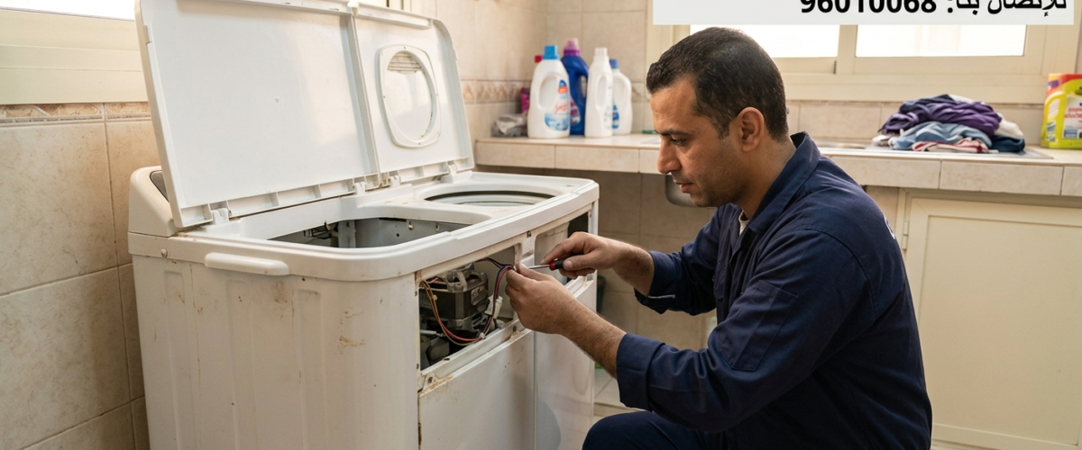 تصليح غسالة حوضين بالكويت