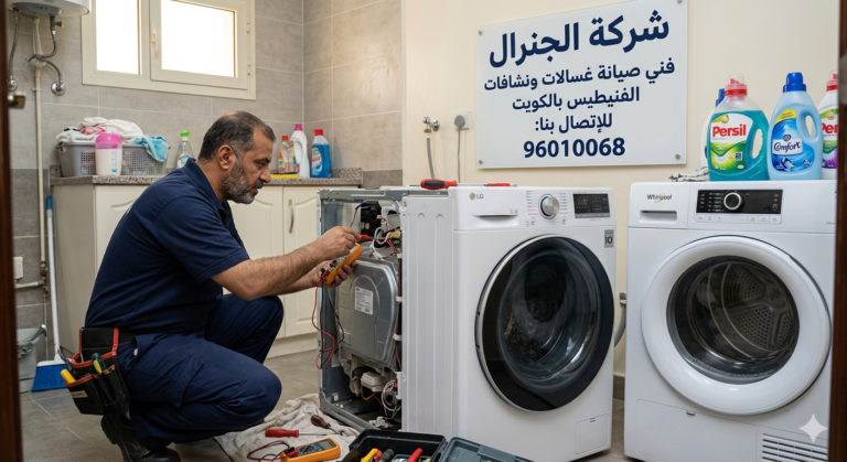 فني صيانة غسالات ونشافات الفنيطيس بالكويت