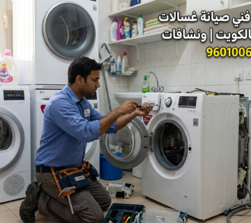 فني صيانة غسالات ونشافات مبارك الكبير بالكويت